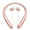 Pink, variant on Neckband Bluetooth Headphone, Retractable Headphones with Bluetooth, Stereo Noise Cancelling Earphones，Neckband Bluetooth Earphones for Office Meetings and Daily Commuting