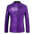 thumbnail image 3 of Suit Jacket For Men Qiggri Sequin Blazer Men-Tuxedo Jacket Sequin Suit Men Sport Coats, 3 of 3