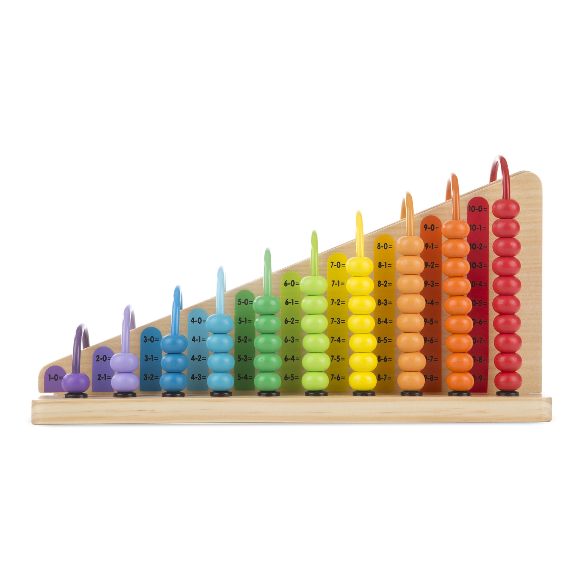 IKEA Mula Abacus Math 100 Colored Beads Wood Frame Educational Toy Add Subtract for sale online 