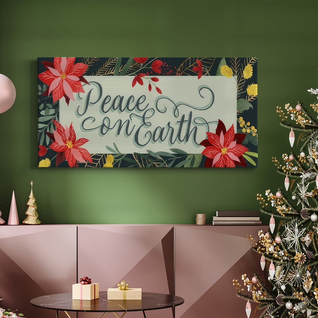 Bright Christmas Night Collection D- Gallery Wrapped Canvas