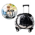 thumbnail image 3 of Bolsa de transporte con ruedas para , bolsa de burbujas para mascotas, caja para , , perros, , bolsa de cápsula - claro Salvador Caja de la carretilla, 3 of 10
