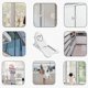 thumbnail image 5 of Childproof Drawer Locks, Pinch-Proof Safety Locks for Cabinets and Sliding Doors, 10 Pack White Longitudinal Baby Safety Locks, 5 of 5