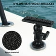 thumbnail image 4 of golytefs Fish Finder Mount Base 360 Degree Swivel Fish Finder Rack Boat Gps Plate Bracket, 4 of 9