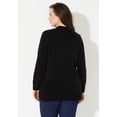 thumbnail image 2 of Catherines Women's Plus Size Cozy Chenille Zip Cardigan, 2 of 4