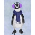 thumbnail image 2 of Fab Funky 26x32 White Modern Wood Framed Museum Art Print Titled - Penguin Ear Muffs, 2 of 4