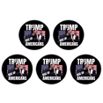 thumbnail image 1 of Broche Trump 2024 Creative President Lapel Pin para Hombres Y Mujeres Fanáticos (tipo Bandera), 1 of 4