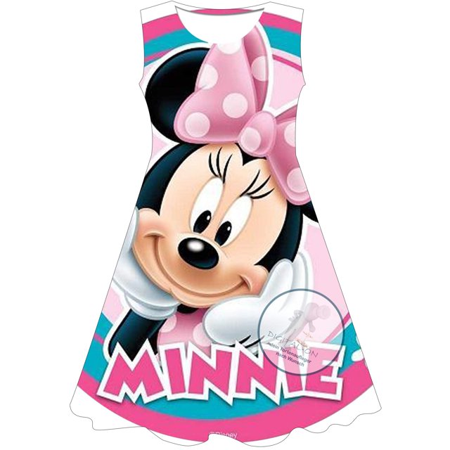 Niñas Mickey Minnie dibujos animados ratón princesa vestido niños disfraz 3D Mickey Fancy 2-8 años cumpleaños fiesta vestido niño ropa 20238T Gao Jinjia LED