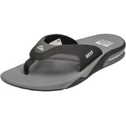 Reef Mens Fanning Sandals 10 Grey Swells