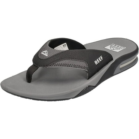 Reef Mens Fanning Sandals 10 Grey Swells