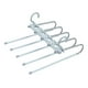thumbnail image 5 of Perchas para pantalones que ahorran espacio, organizador multifuncional para pantalones, marco resistente antideslizante gris blanco, 5 of 9