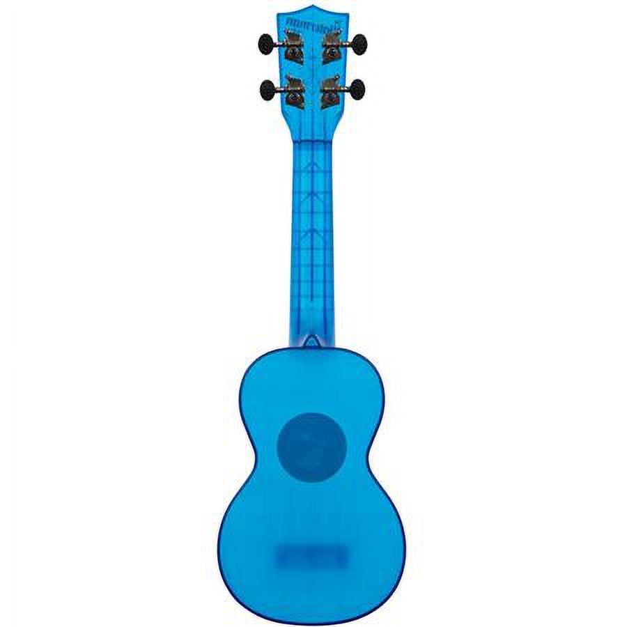 Kala Brand Music Co. The Waterman Sea Glass Collection, 4-String Ukulele, Right, Cobalt Blue, Soprano (KA-WMT-BL-S)