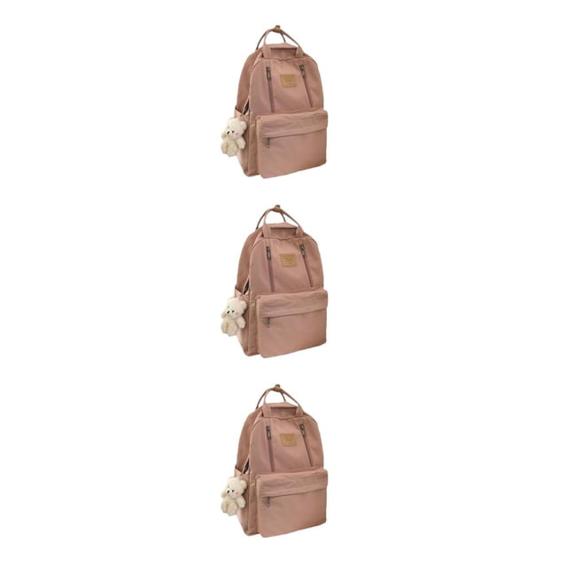 relayinert Fabric Shoulder Bag Reliable Partner For Everyday Adventures Multi-functional pink 32*12*42cm 3Set