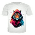thumbnail image 2 of EHQJNJ T-Shirts Hip Hop pour Hommes T-Shirt Graphique Dessin Animé Col Rond Manches Courtes Imprimé Animal Art de Rue T-Shirt de Sport pour Hommes T-Shirts Lourds pour Hommes Graphiques, 2 of 3
