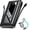 black, variant on 50000mAh High Capacity Portable Power Bank, Fast Charging Battery Pack With Built In Cables And Flashlight, Charges 4 Devices At Once, Travel Essential Compatible With Iphone Samsung Ipad And Laptops