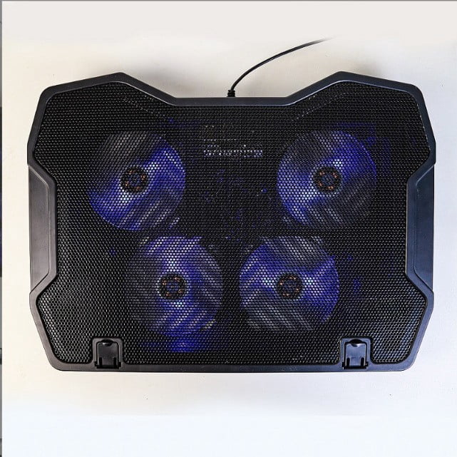 High-Performance Laptop Pad with Multiple Quiet Fans and Adjustable Ergonomic Stand for Enhanced Gaming and Workstation Use
