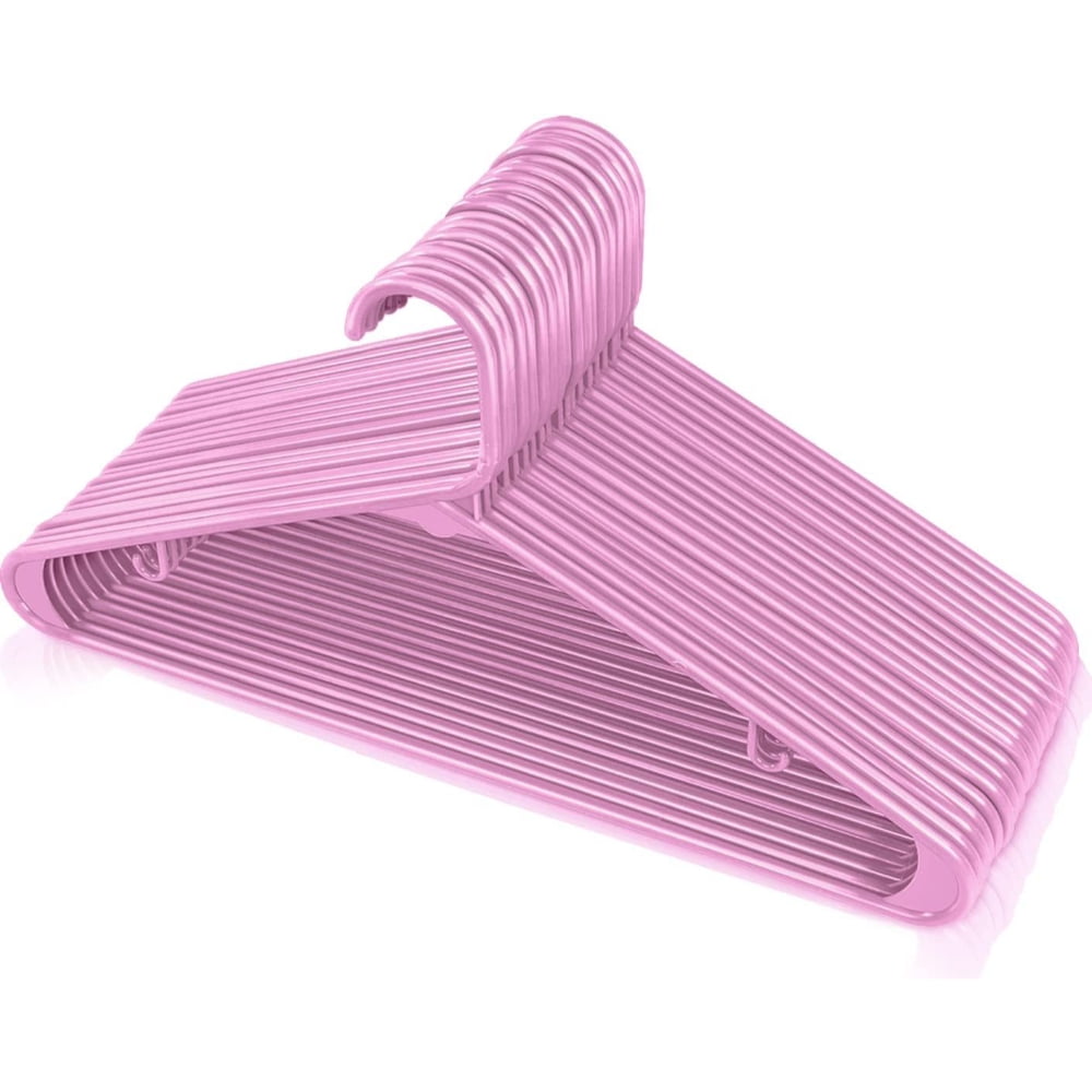 PEACNNG Plastic Hangers Standard Set of Clothes Hangers for Coats, Jackets & Pants Heavy