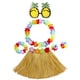 thumbnail image 4 of Falda de Hierba Hawaiana para Niñas Collar Novedad Vestido de Mujer Falda Corta de 30 cm Gafas de Sol de Piña para Decoraciones de Rendimiento de Bail color pajizo, 4 of 8