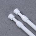 thumbnail image 4 of OULII 4Pack Adjustable Tension Rod for Bathroom Design Extendable Metal White, 4 of 6