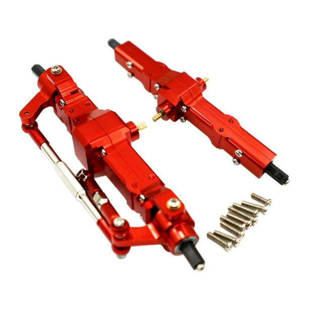 Delantero Trasero Eje de de Neumático para 4WD B14 B24 B24 C14 C24 C34 6WD B16 B36 Semi-camioneta Piezas 1693 rojo