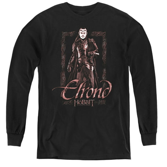 The Hobbit - Elrond Stare - Youth Long Sleeve Shirt - X-Large
