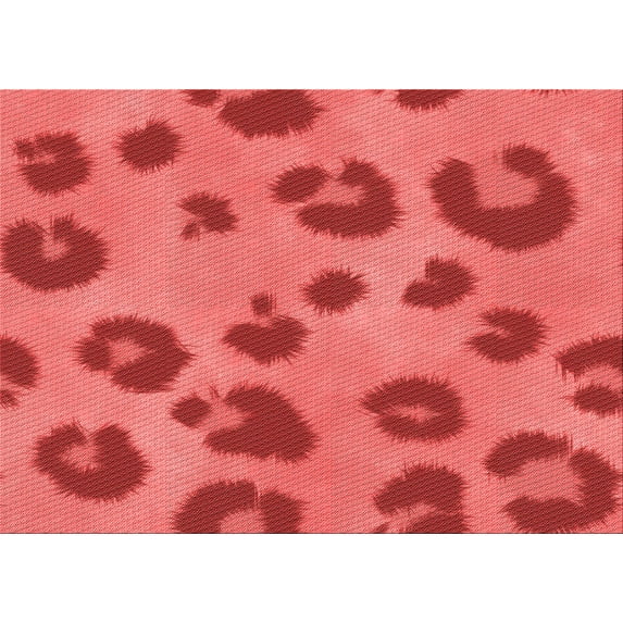 Ahgly Company Indoor Rectangle Patterned Ferrari Red Area Rugs, 8' x 12'