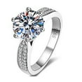 thumbnail image 1 of Anillo de mujer Jadeshay Moissanita 1 quilate Oro blanco, 1 of 8