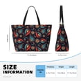 thumbnail image 4 of Honeii Paisley1 for Tote Bag with Adjustable Strap,Beach Bag, Waterproof Sandproof Beach Tote Bag, Large Capacity Foldable Beach Bags, 4 of 7
