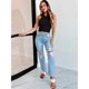 thumbnail image 5 of Gibobby Top corto para mujer, camiseta sin mangas elástica, camisetas sin mangas de punto acanalado de verano, camisetas sin mangas(Negro,M), 5 of 5