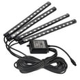 thumbnail image 3 of Scienceny Luz de tira del coche LED, 4pcs 48 LED Luz interior del coche de la música multicolor Bombillas para automóviles Scienceny VI002667-00, 3 of 6