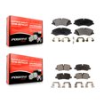 thumbnail image 1 of Positive Plus Front Rear Semi-Metallic Brake Pads Kit for Car Land Rover Range Sport LR4 KPF-100182, 1 of 8