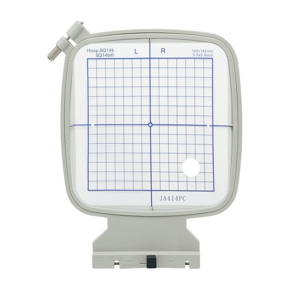 Sew Tech SQ14B Gray Square Janome Embroidery Hoop for Janome MC 500E 400E 550E Memory Craft Elna Expressive 830 Etc Embroidery Machine