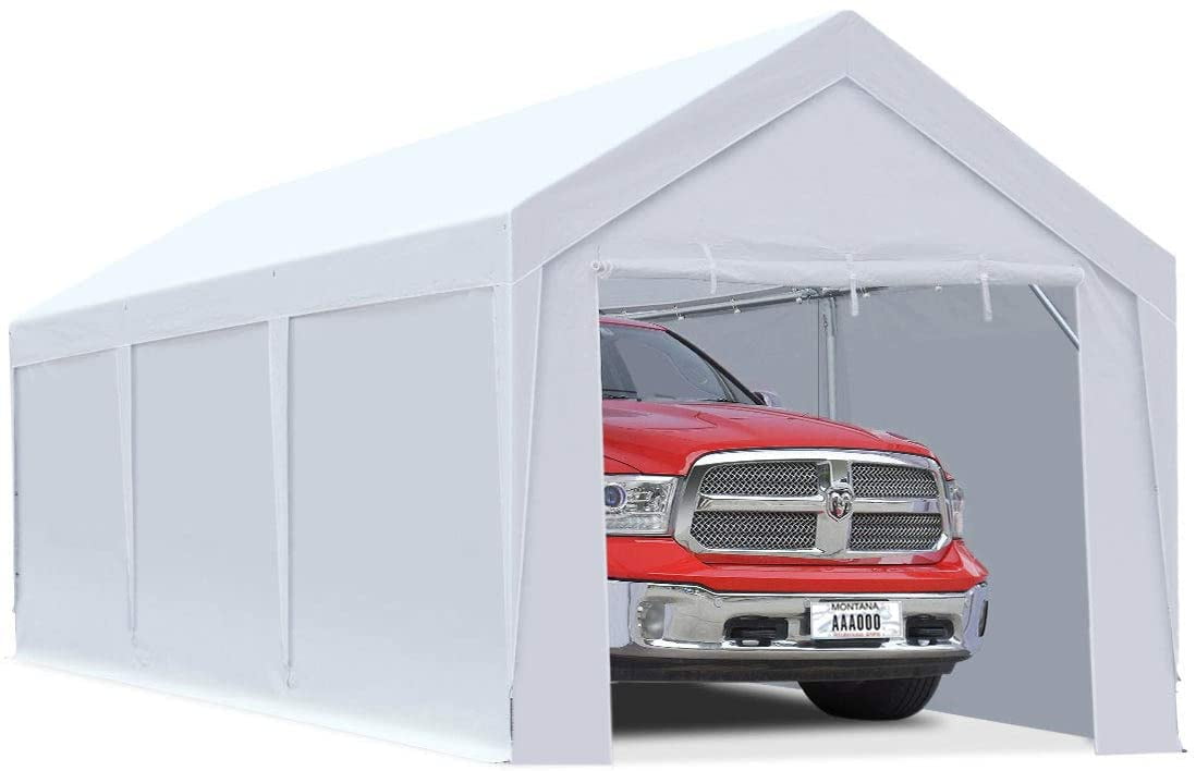 Portable Garage Tent Boat Shelter, Portable Garage Replacement Door