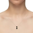 thumbnail image 3 of Natural Black Onyx Cat Design Pendant Necklaces for Women in 18K Yellow Gold Vermeil, July Birthstone Jewelry Gifts for Her Birthday, Anniversary, Mothers Day, Party, Valentines, 3 of 7