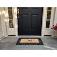 thumbnail image 3 of A1 Home Collections Outdoor Paisley Front Doormat, Black/Brown, 30 in x 18 in, 3 of 6