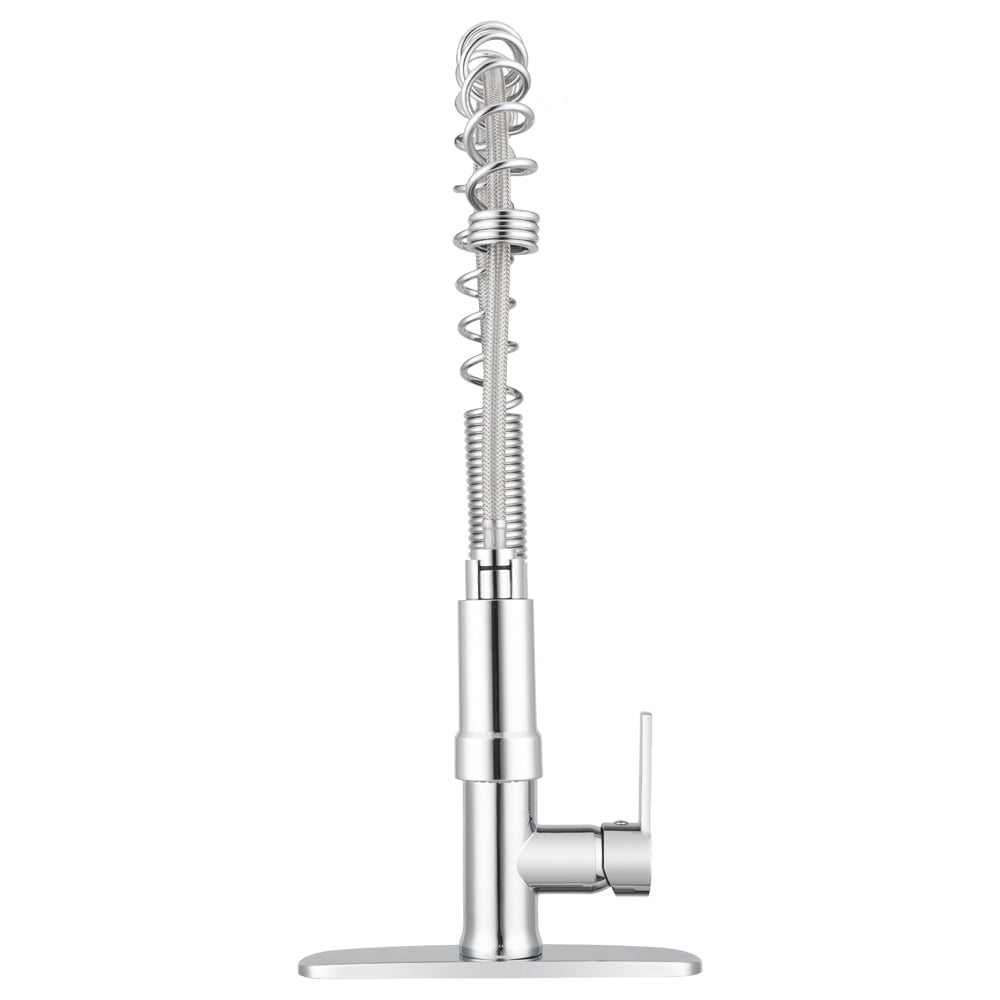 Montesano Hi-Arc Coil Kitchen Faucet by Pacific Bay - Brushed Satin Nickel