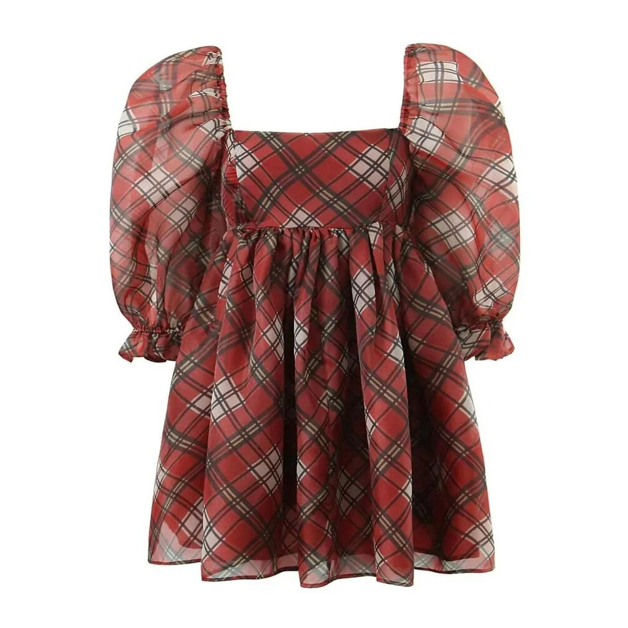 Gingham ball gown hotsell
