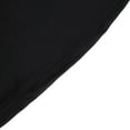 Efavormart Black Round Spandex Cocktail Table Cover With Natural Wavy ...