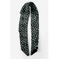 thumbnail image 2 of Bimba Green Alphabet Text Pure Silk Printed Head Bandanas Summer Neck Wrap Scarf 40 x 80 Inches, 2 of 6