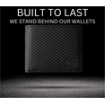 thumbnail image 2 of Stealth Mode Leather Wallet for Men - Mens Leather RFID Wallet With ID Window (Carbon Fiber), 2 of 11