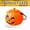 Orange, variant on Halloween Pumpkin Bucket, Plastic Trick or Treat Candy Holder, Decorative Storage Container
