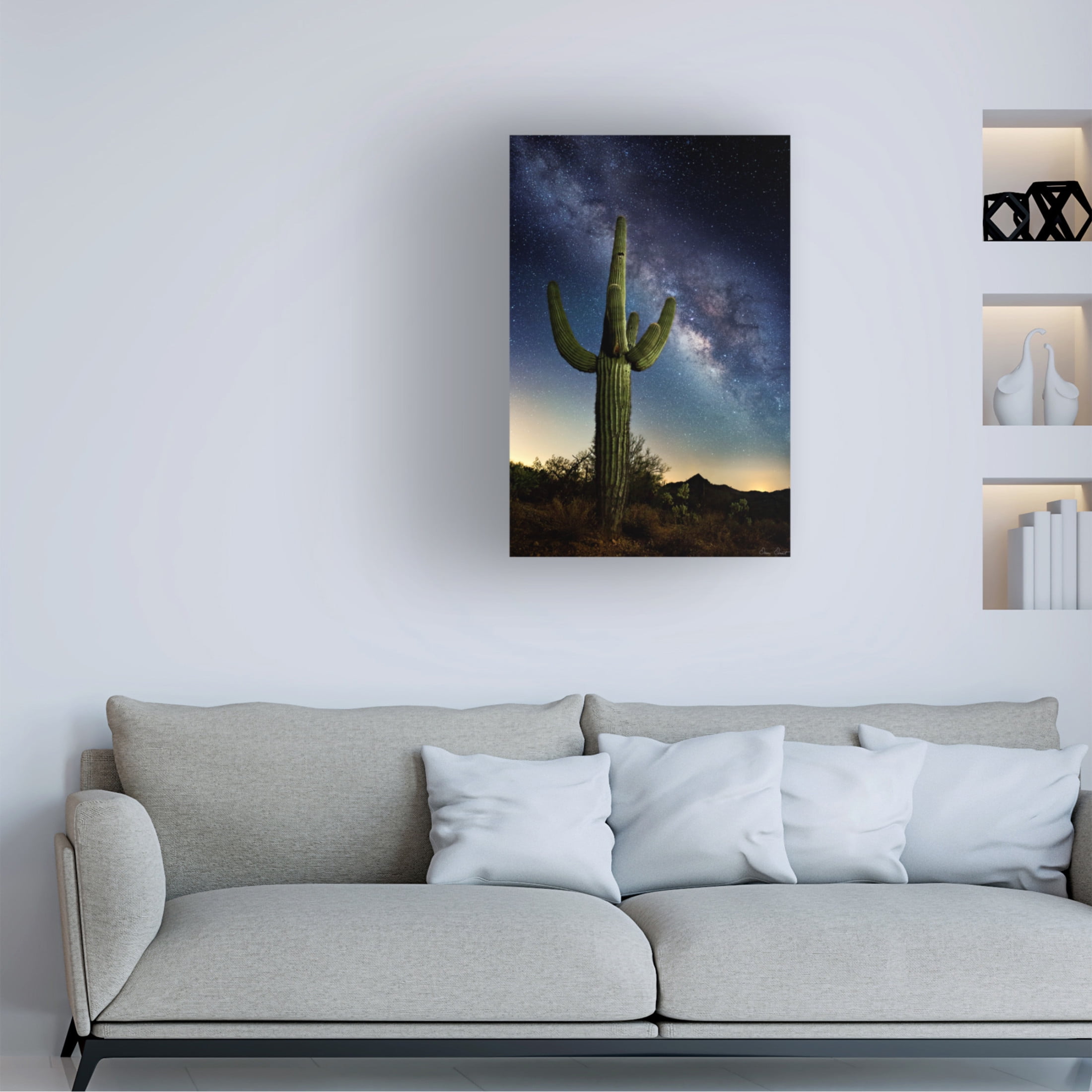 Trademark Fine Art David Drost  Desert Lights I Canvas Wall Art