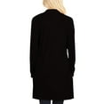 thumbnail image 3 of Women's Casual Long Sleeves Side Pockets Solid Cardigan, 3 of 3