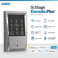thumbnail image 2 of Cerradura inteligente Schlage WiFi Deadbolt con llave de inicio de Apple, 2 of 5