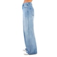 thumbnail image 3 of Arvbitana Women's Jeans, All-Match Breathable Wide-Leg Pants with Pockets, 3 of 6