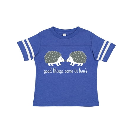 

Inktastic Twin Hedgehogs Baby Gift Gift Toddler Boy or Toddler Girl T-Shirt