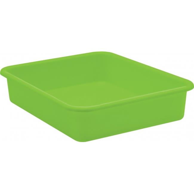 Teacher Created Resources TCR20436 Plastic Letter Tray, Lime - Large