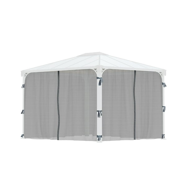 Palram - Canopia Palermo/Milano/Martinique Gazebo Netting Set - 4 Piece