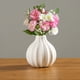 thumbnail image 4 of Jarrón de Cerámica Blanco Mate de 22 X 15 X 13 Cm | Maceta Decorativa Resistente para Casa, Oficina, Bodas y Eventos | Macetero Minimalista y Elegante | Regalo para Inauguración de La Casa, Día de La, 4 of 6
