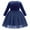 Sapphire blue, variant on IDOPIP Toddler Kids Girls Shiny Velvet Dress Long Sleeve Fall Winter Christmas Dresses 80 Pink
