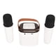 thumbnail image 1 of Mini Máquina De Karaoke, Mini Micrófono, Altavoz Con Luz Rgb Portátil Estéreo Con 2 Micrófonos Para Fiesta En Casa, 1 of 7